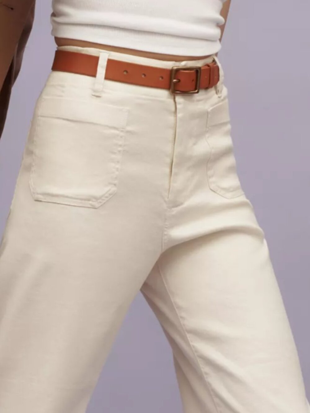 Brand New! Colette European Linen Stretch Wide Leg Pants